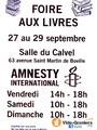 Foire aux livres amnesty international