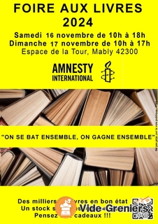 Photo de l'événement Foire aux livres Amnesty international