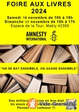 Photo Foire aux livres Amnesty international à Mably