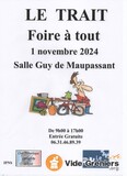 FOIRE à TOUT en SALLE AU TRAIT le 1er et 3 Novembre