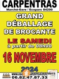 Photo GRAND DEBALLAGE DE BROCANTE au marché gare écoparc à Carpentras