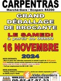 Photo GRAND DEBALLAGE DE BROCANTE au marché gare écoparc à Carpentras