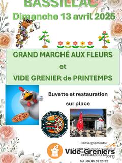 Photo de l'événement Grand marché aux fleurs et vide grenier de Printemps