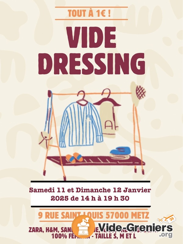 Grand vide dressing petits prix