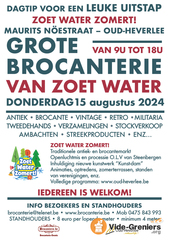Photo de l'événement Grande Brocanterie de Zoet Water - Oud-Heverlee