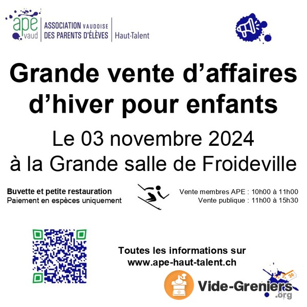 Grande vente d’affaires d’hiver