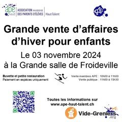 Grande vente d’affaires d’hiver