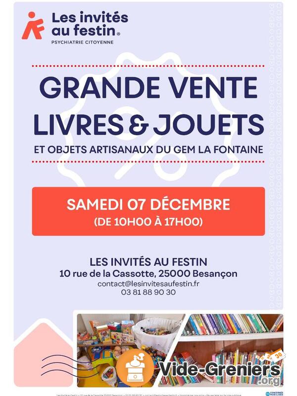 Grande vente livres et jouets