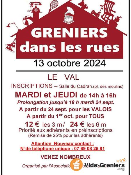 Greniers dans les rues