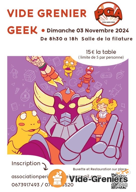 La PeriGeekAsia fait son vide grenier GEEK 2024