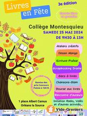 Livres en Fête 2024 : 25 mai 2024 au Collège Montesquieu