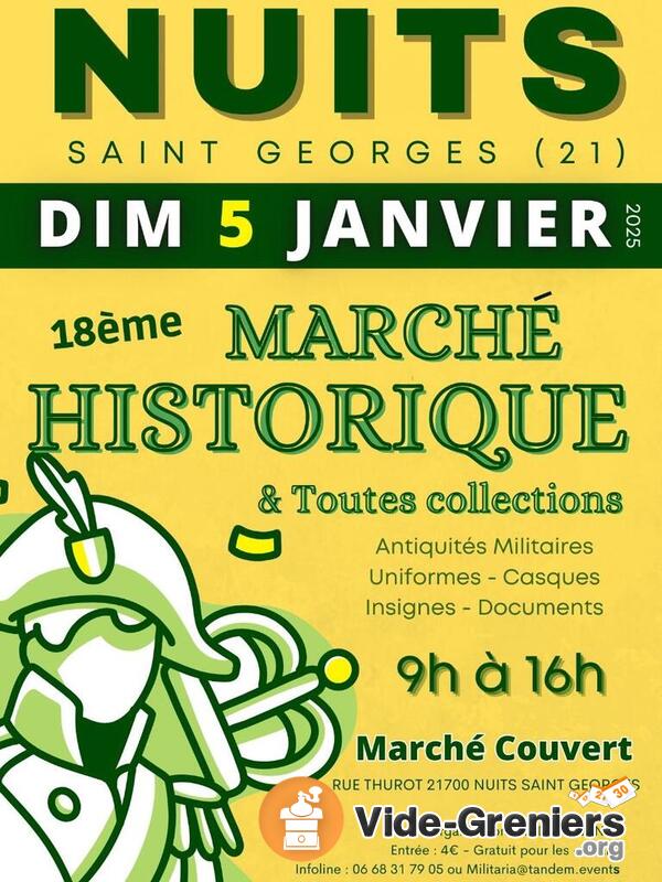 Marché historique et toutes collections de Nuits st Georges