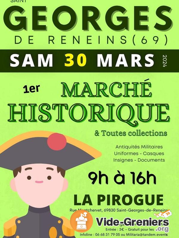 Marché historique et ttes collections st georges de reneins