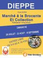 Photo marché à la brocante et collections à Dieppe