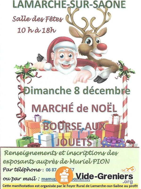 Marché de Noël et Bourse aux jouets au profit du Téléthon