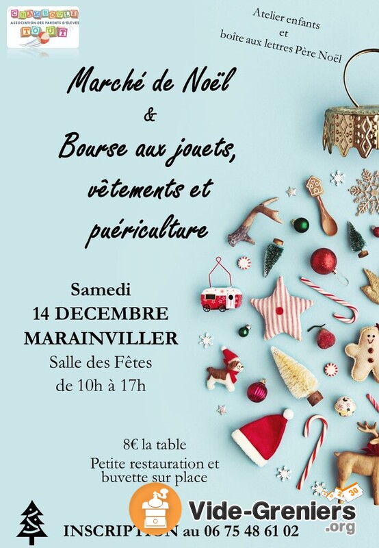 Marché de Noël et Bourse aux jouets, vêtements, puériculture