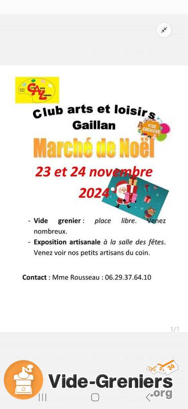 Marche de noel et son vide grenier