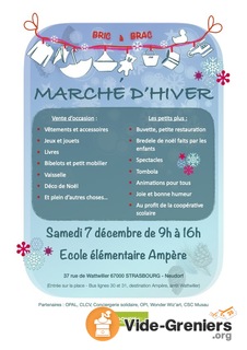 Photo de l'événement Marché aux puces d'hiver type vide-grenier