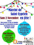 Marché de Saint Cyprien en fête