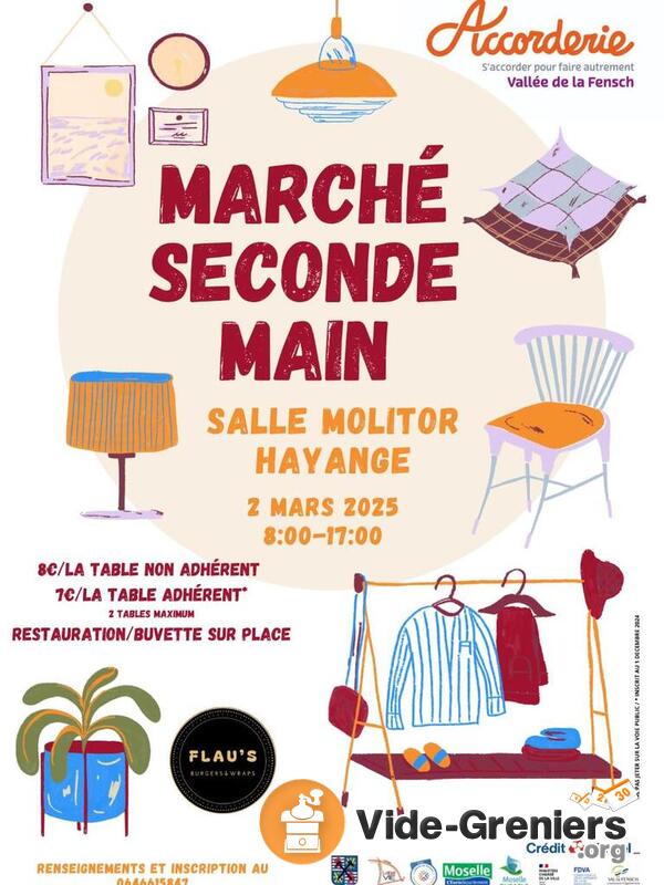 Marché seconde Main