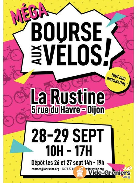 MÉGA Bourse aux vélos de La rustine