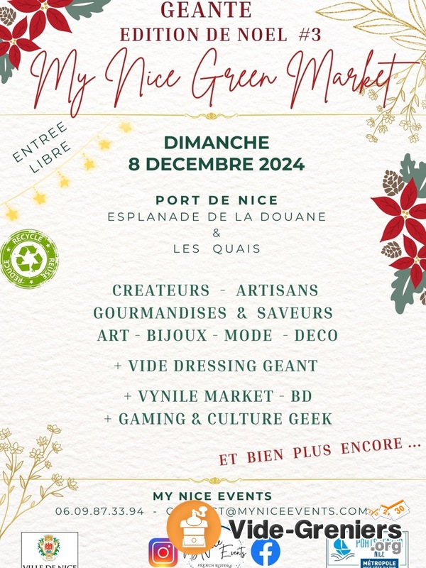 My Nice Green Market évent CREATEURS locaux, mode, vinyles