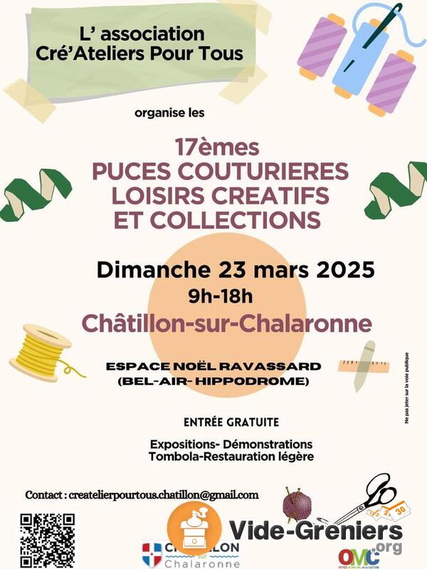 Puces des couturieres - loisirs creatifs et collectionneurs