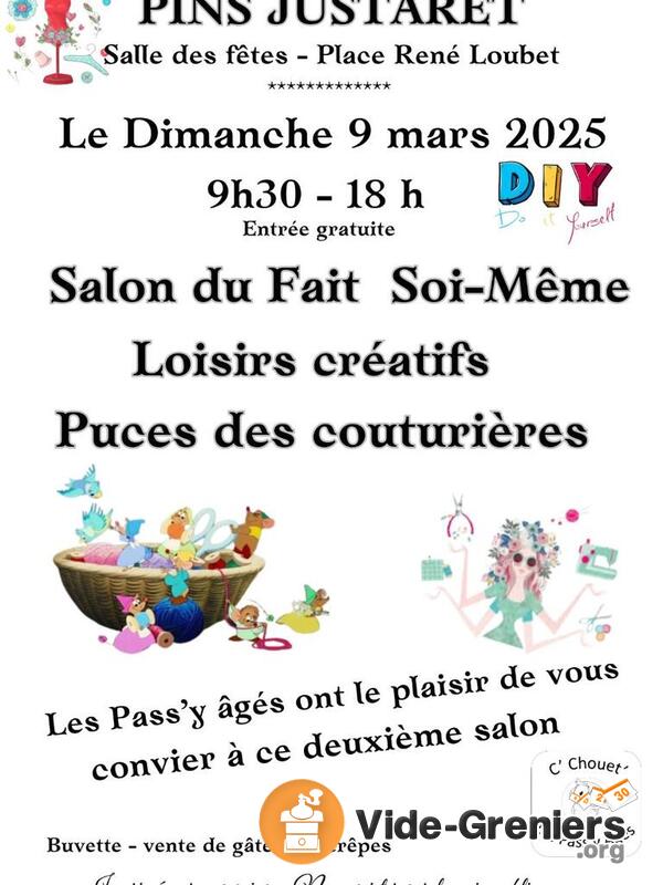 Salon du fait soi-même, puces couturières, loisirs créatifs