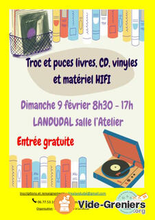 Photo de l'événement Troc et puces livres, CD, vinyles, matériels hifi