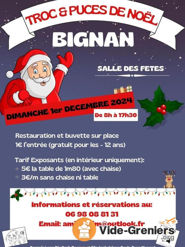 Troc et puces de Noël - Bignan