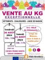 Vente au kilo de vêtements