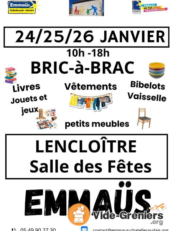 Vente Emmaüs 'Bric-à-Brac'