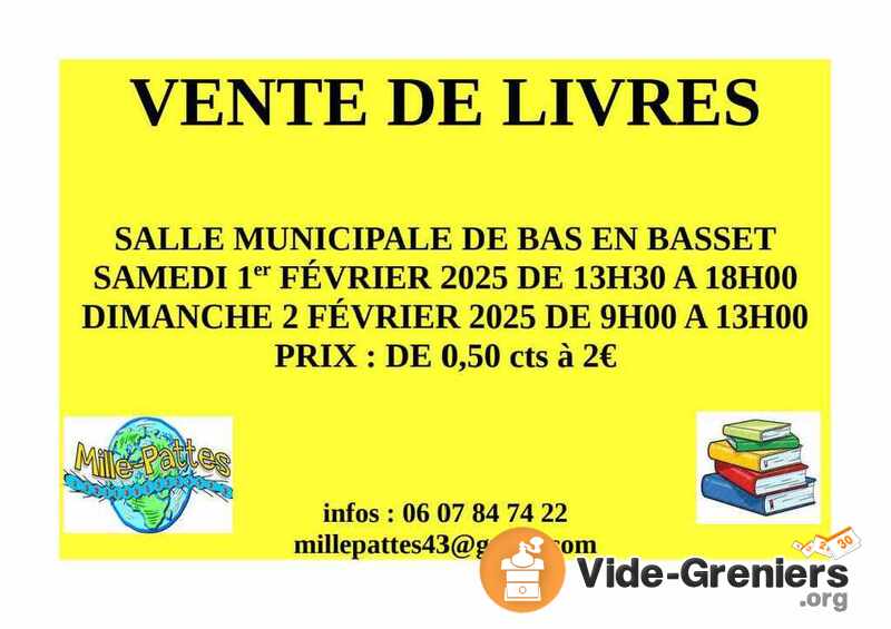 Vente de livres