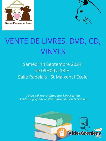 vente livres, dvd, cd, disques