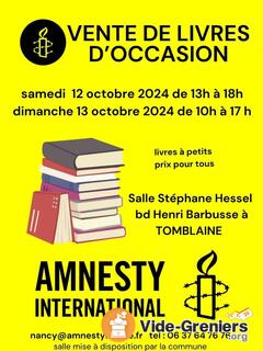 Photo de l'événement Vente de livres d'occasion AMNESTY INTERNATIONAL