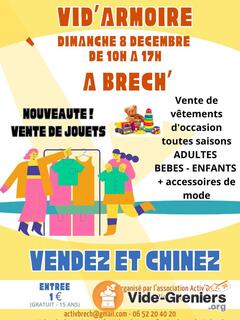 Photo de l'événement Vid Armoire et Vente de jouets