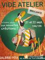 Vide atelier d'artiste brocante