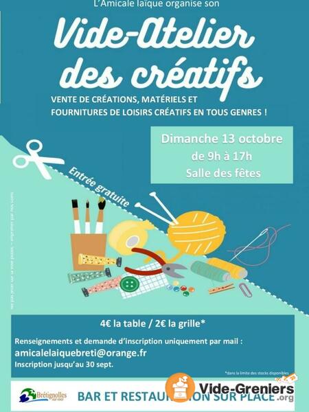 Vide atelier des créatifs