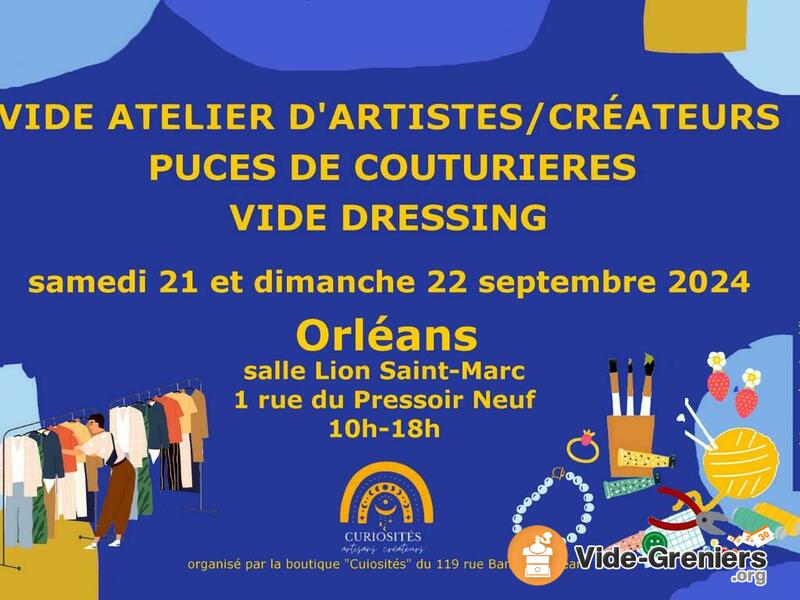 vide atelier, dressing, puces de couturière