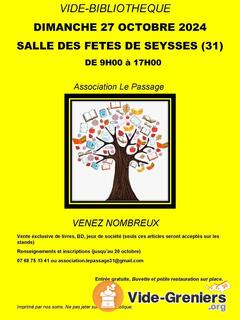 Photo de l'événement Vide-bibliothèque de l'association Le Passage