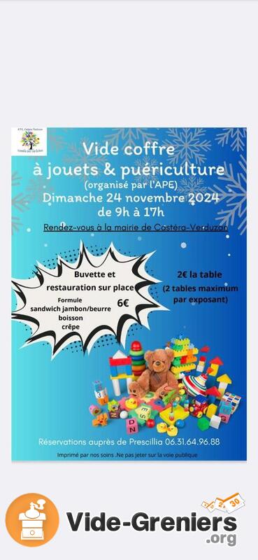 Vide coffre à jouets et puériculture