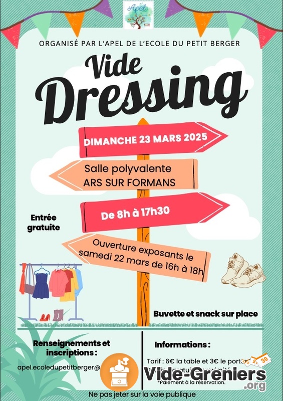 Vide dressing d'Ars sur Formans