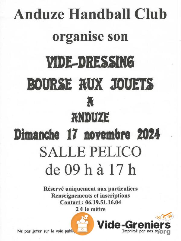 Vide dressing - bourse aux jouets