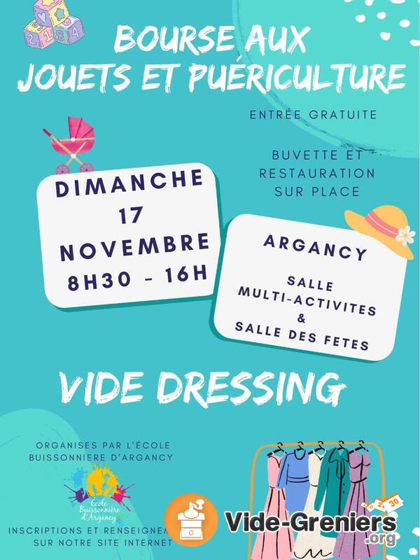 Vide dressing, bourse aux jouets et puériculture