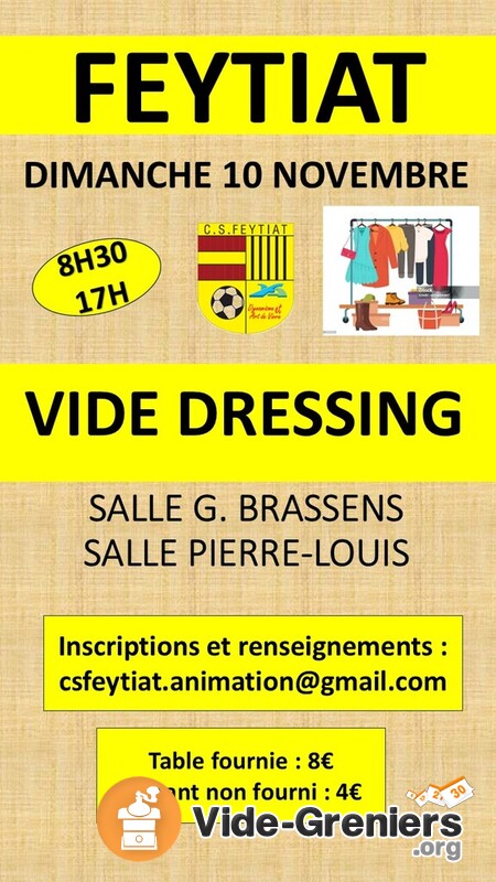 Vide dressing du cs feytiat