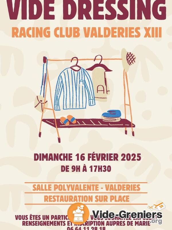 vide-dressing du RCV XIII