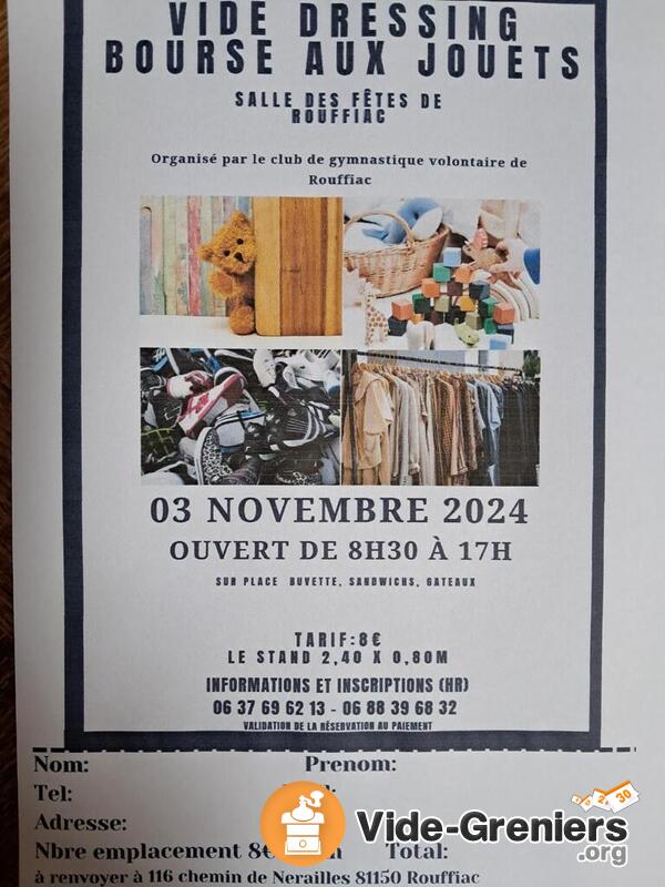 Vide dressing et bourse aux jouets