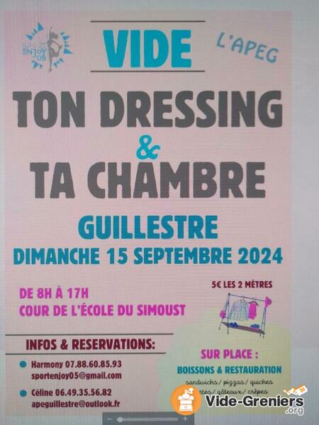 Vide dressing et vide ta chambre