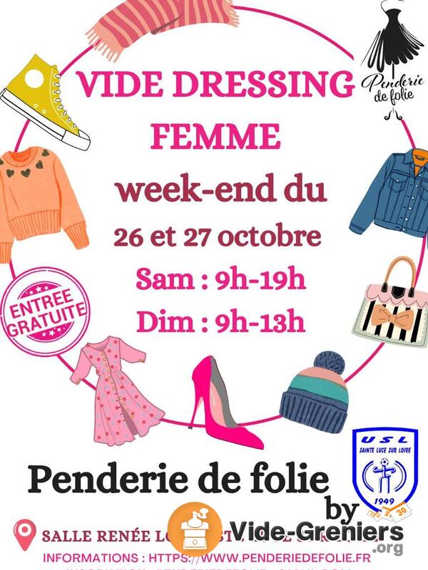 Vide dressing femme