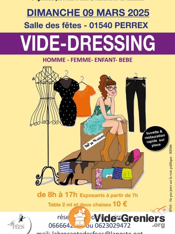 vide dressing homme femme enfant bébé